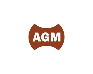 AGM LOGO DESIGN VECTOR TEMPLATE