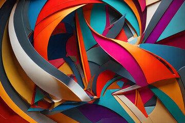 colorful abstract geometrical  background with lines
