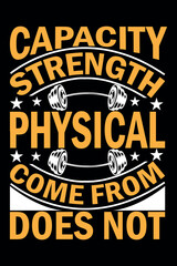 Free vector dark background with crossfit badge and message t-shirt design