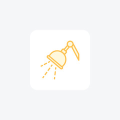 Shower color outline icon outline icon, pixel perfect