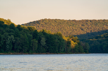 Allegheny National Forest Overlook of the Allegheny River in Pennsylvania