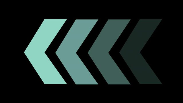 3d arrows isolated on the black background and pointing to the left icon. Simple icon for websites, web design, mobile app, info graphics . 