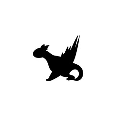 Dragon Cute Silhouette