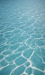 Calm Turquoise Sea Water Texture with Natural Light