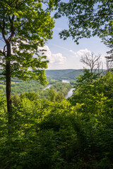 Fototapeta na wymiar Allegheny National Forest Overlook of the Allegheny River in Pennsylvania