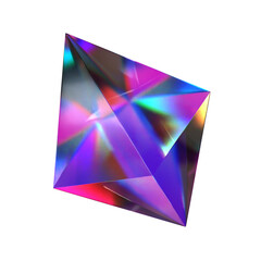 3D Octahedron Illustration
