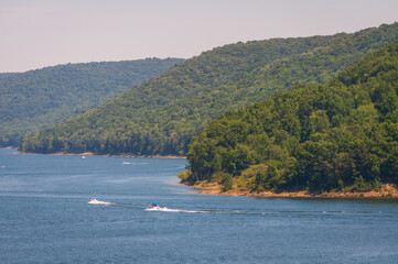 Obraz premium Allegheny National Forest Overlook of the Allegheny River in Pennsylvania
