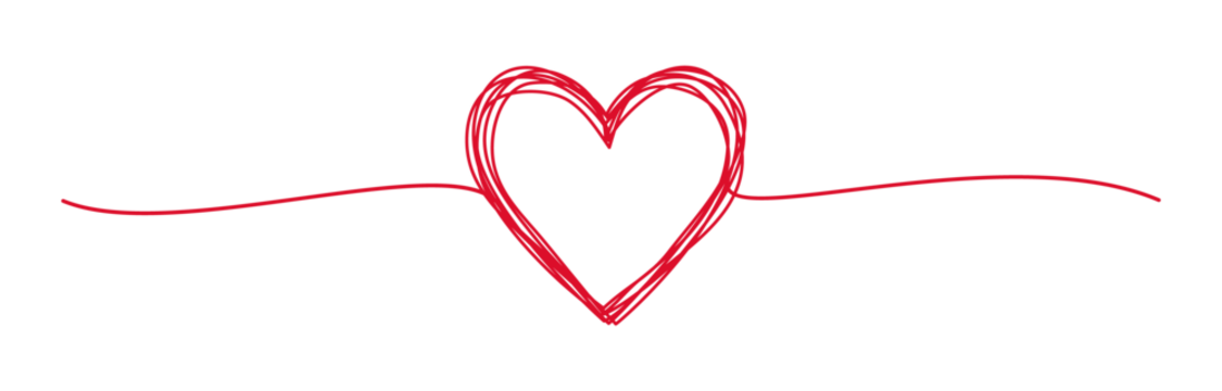 Heart shaped tangled grungy scribble png clipart