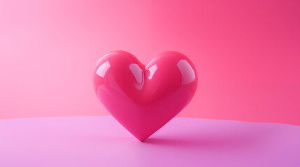 Corazón rosa