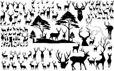 silhouettes of animals