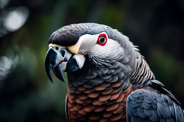 Fototapeta premium portrait of a parrot