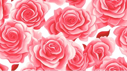 Pink rose pattern background