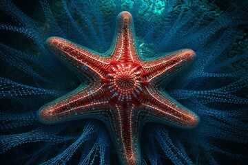 sea star created with tech. Generative AI