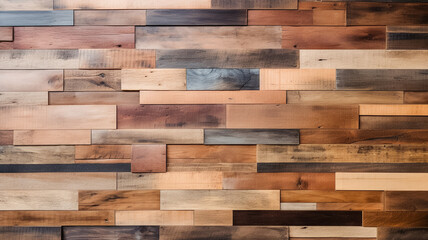 Reclaimed wood texture background with natural figure, wooden panels surface for ceramic wall tile design and floor.