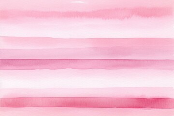 Hand-drawn watercolor striped, pink. Generative AI