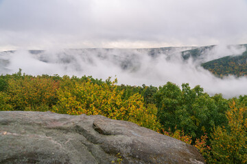 Allegheny National Forest Overlook of the Allegheny River in Pennsylvania
