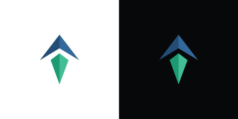 Unique and modern Up logo design 14