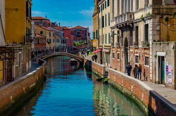 Obraz na płótnie Canvas The Magical City center of Venice