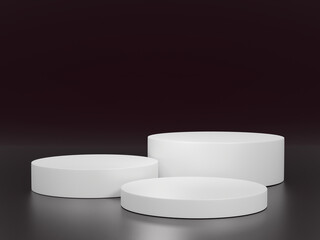 white pill box on black