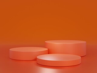 red and white pills isolated on white