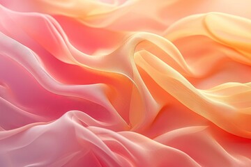 Fototapeta premium Minimalist luxury abstract peach fuzz colorful pantone gradients. Great as a mobile wallpaper, background.