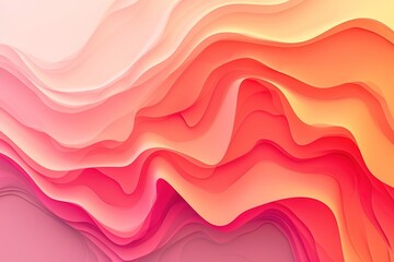 Fototapeta premium Minimalist luxury abstract peach fuzz colorful pantone gradients. Great as a mobile wallpaper, background.