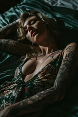 Fototapeta premium boudoir foto of a woman