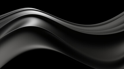 N&eacute;on effet flou, vague en mouvement, noir et gris sur fond noir. Pour conception et cr&eacute;ation graphique, banni&egrave;re.