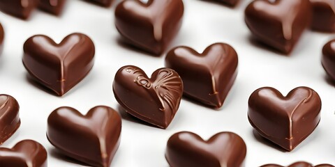 heart shaped chocolates