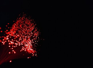 leuchtendes Hochgeschwindigkeits Internet-Glasfaserkabel für den Breitbandausbau, FTTH Ausbau,...