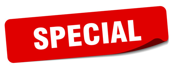 special sticker. special label - obrazy, fototapety, plakaty