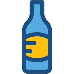 Wine Bottle Vector Icon