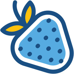 Strawberry Vector Icon