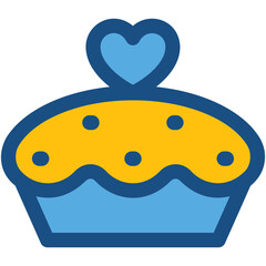 Muffin Vector Icon