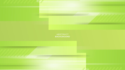 Green geometric wallpaper background. Dynamic shape composition. 3D vector graphic illustration.