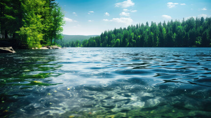 Tranquil Water Ripples: Calming Scenes in Nature's Serenity