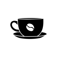 Coffee icon vector. Hot drink illustration sign. Tea symbol or logo.