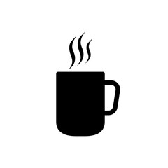 Coffee icon vector. Hot drink illustration sign. Tea symbol or logo.