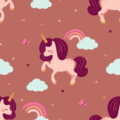 Cute unicorn vector illustration for kids fashion artworks, children books, prints, greeting cards, t shirts, wallpapers.