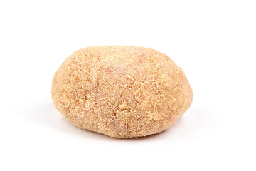 Fototapeta na wymiar Meatballs in breadcrumbs, isolated on white background. High resolution image.