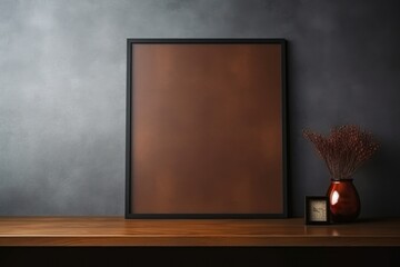 blank frame close up + background 