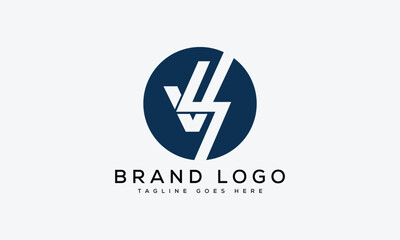 letter SV logo design vector template design for brand.