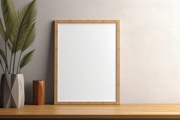 blank frame close up + background 