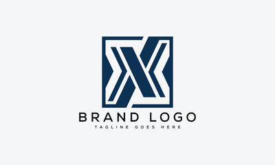 letter X logo design vector template design for brand.