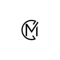 MC logo. M C design. White MC letter. MC, M C letter logo design. Initial letter MC linked circle uppercase monogram logo. M C letter logo vector design. MC letter logo design five style.	
