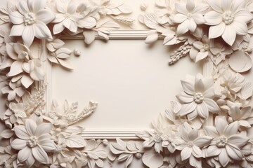 blank frame close up + background 