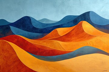 Vibrant Desert Dunes
