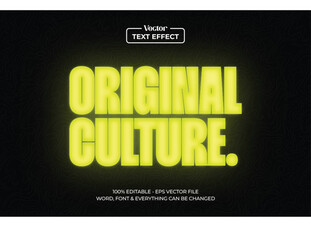 Obraz premium Glow in the dark Hypebeast Style Editable Text Effect for clothing brand or T shirt