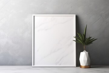 blank frame close up + background 