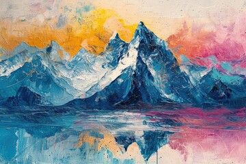 Naklejka premium Serpentine Mountains